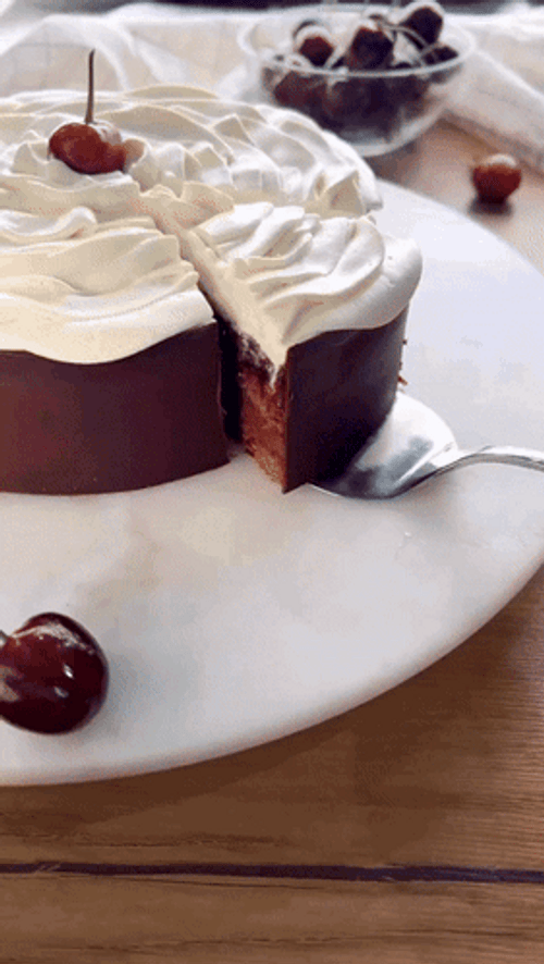 Dessert Black Forest Cake GIF