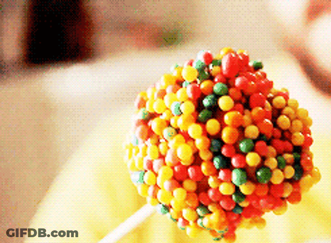 Dessert Cake Pop Coated GIF