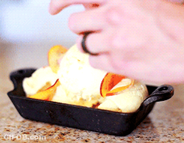 Dessert Ice Cream Cooking GIF