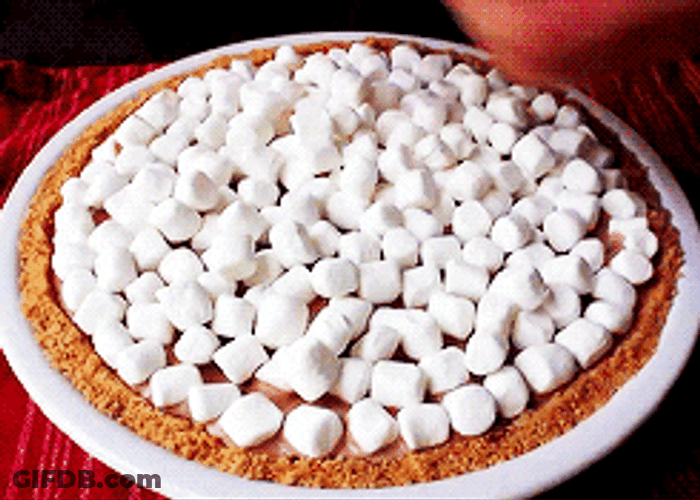 Dessert Marshmallow As Toppings GIF