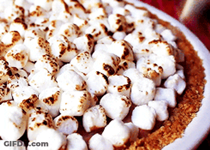 Dessert Melted Marshmallows GIF