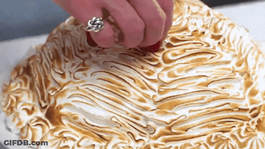 Dessert Raspberry Topper GIF