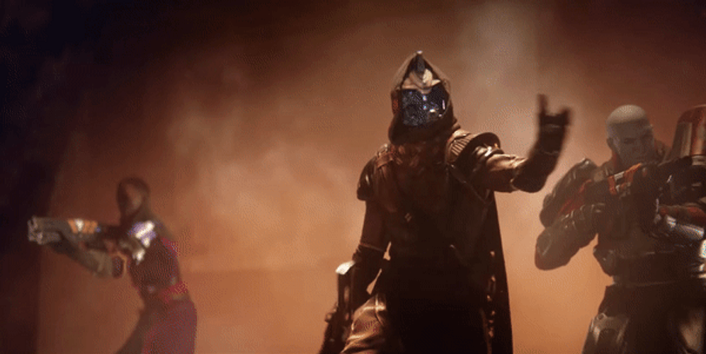 Destiny 2 Cayde 6 Firing A Gun GIF