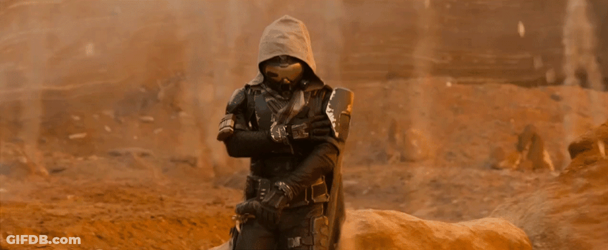 Destiny 2 Walking In Desert Deal With It GIF