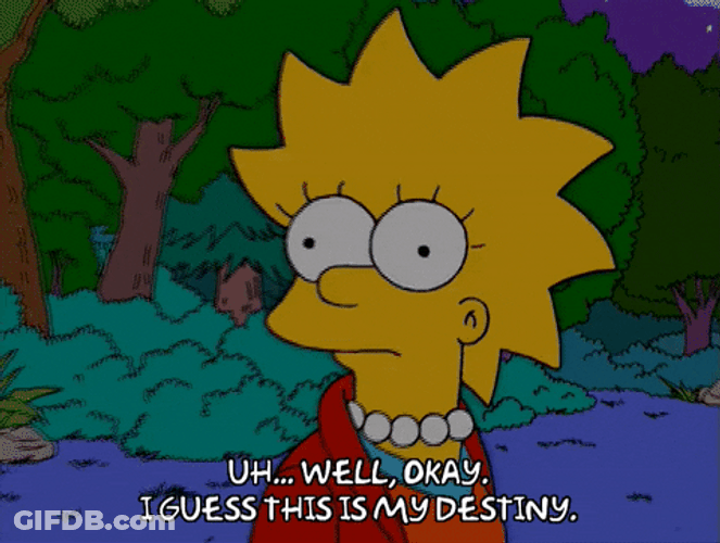 Destiny Lisa Simpson GIF