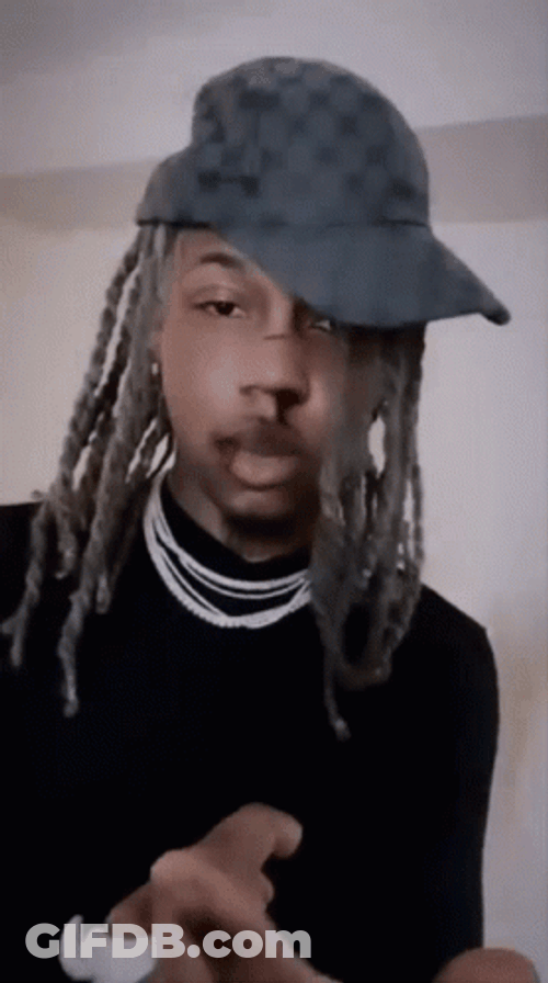 Destroy Lonely Reverse Wearing Cap GIF