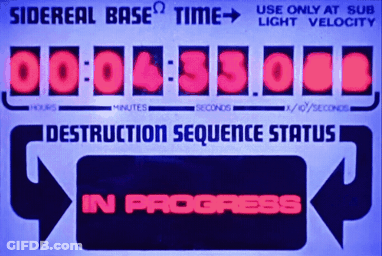 Destruction Sequence Status Progress GIF