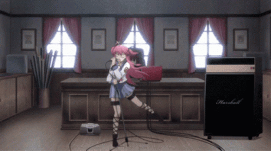 Destructive Yui Of Angel Beats GIF