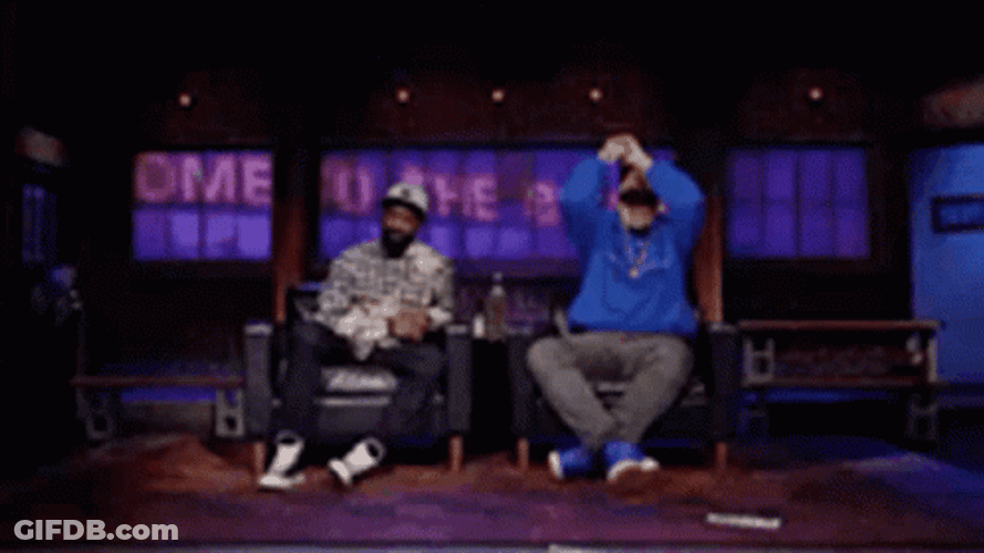 Desus And Mero Shooting Throwing Allegedly GIF