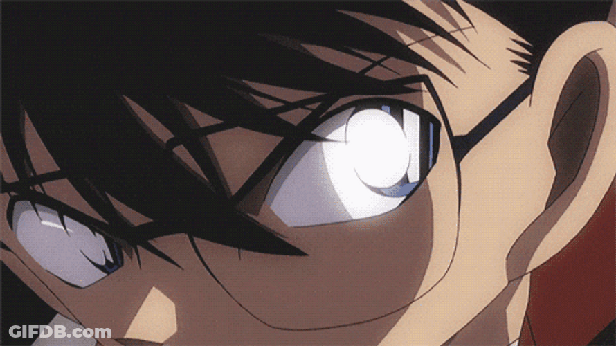 Detective Conan Giving A Kick GIF