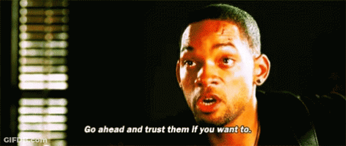 Detective Del Spooner Doesn't Trust Irobot GIF