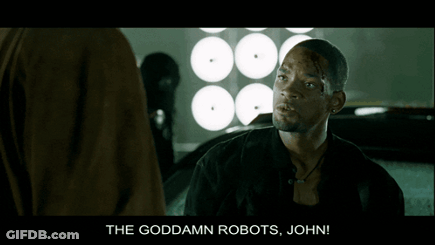 Detective Del Spooner Got Car Crash Because Of Irobot GIF