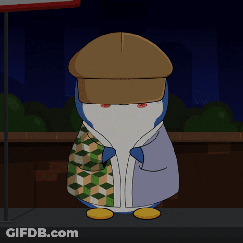 Detective Penguin Squismallow Collection GIF