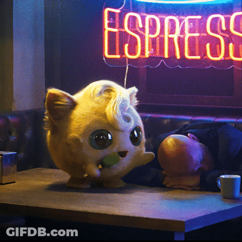 Detective Pikachu Movie Jigglypuff Angry GIF