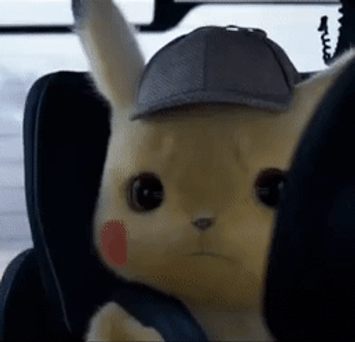 Detective Pikachu Worried GIF