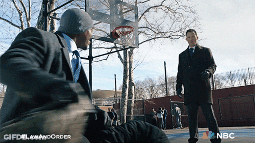 Detective Shaw Throws A Bag GIF