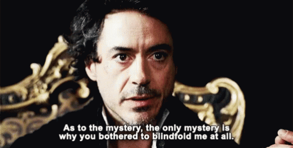 Detective Sherlock Holmes Explaining Theory GIF