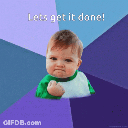 Determined Baby Lets Get It Done GIF