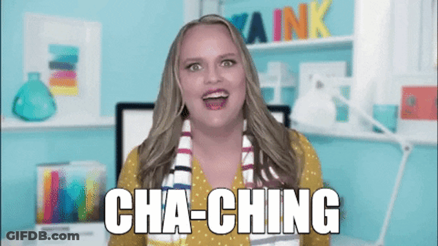 Determined Cha Ching GIF
