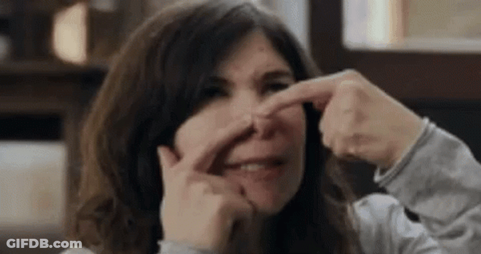 Determined Matured Lady Pimple Popping GIF