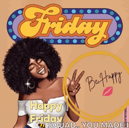 Detra Moore Happy Friday Meme GIF