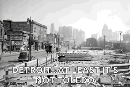 Detroit City Street Photo GIF