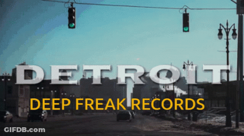 Detroit Deep Freak Records Sign GIF