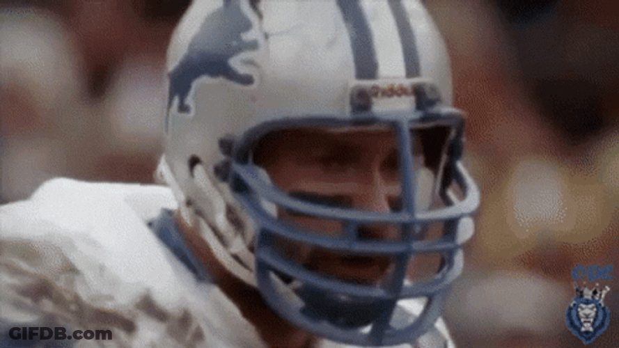 Detroit Lions Chris Spielman Position GIF