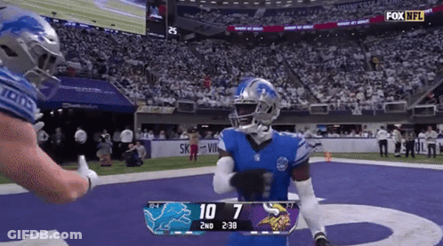Detroit Lions Vs Minnesota Vikings On Fox NFL GIF