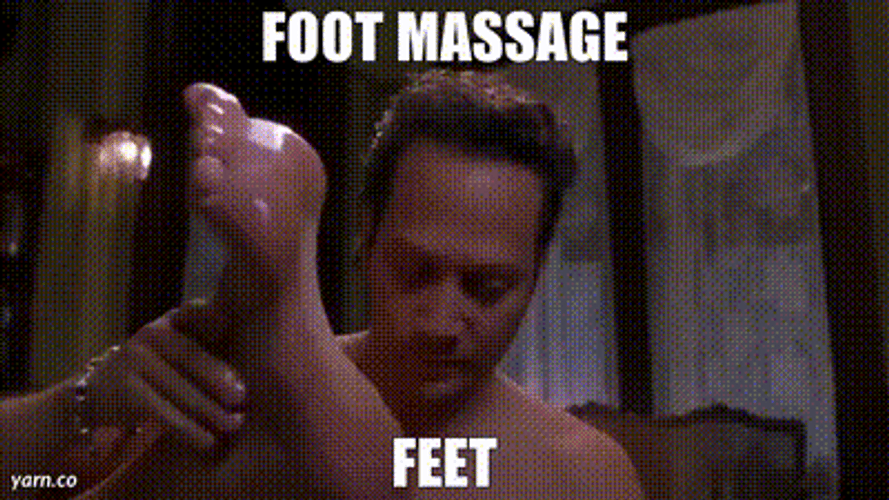 Deuce Bigalow Doing With Oil Foot Massage GIF