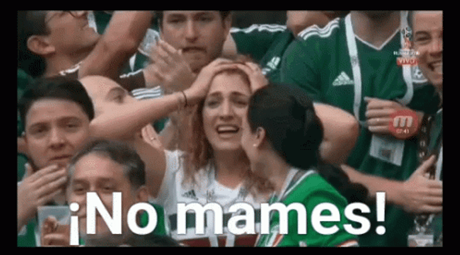 Devastated Fan Girl No Mames Reaction GIF