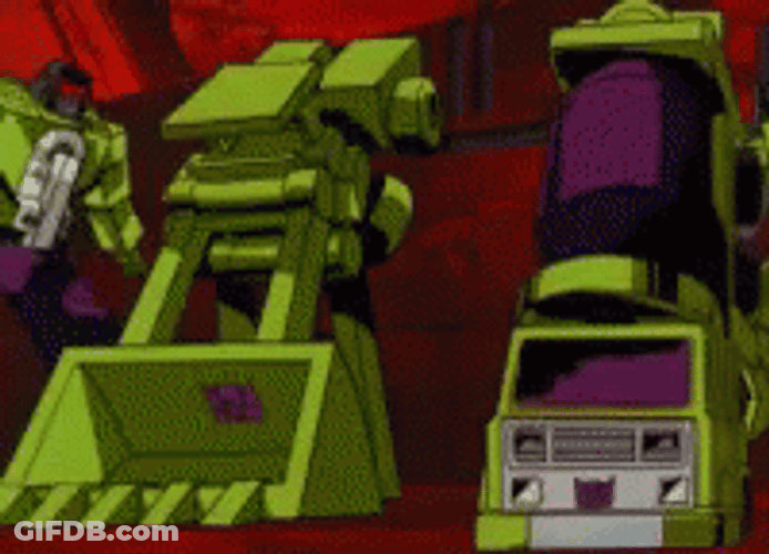 Devastator Animated Transformers Assemble GIF