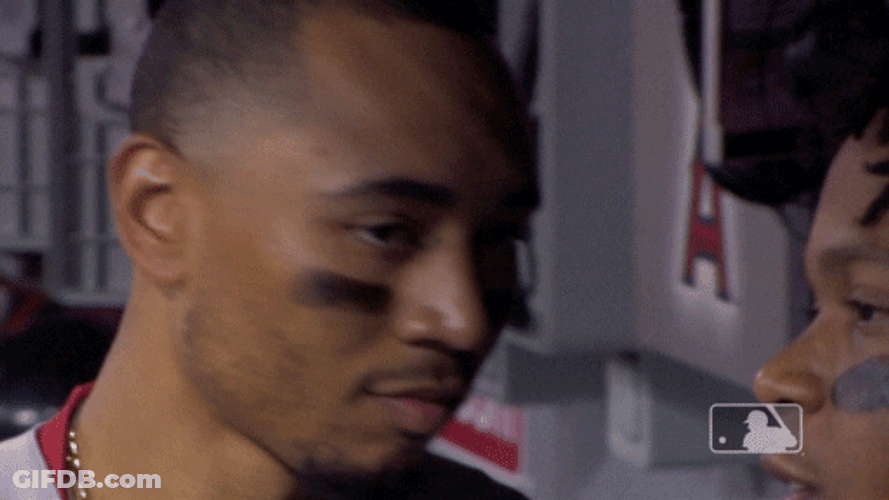 Devers Before The Game GIF