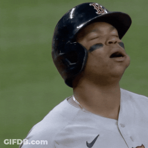 Devers Being Really Tired GIF