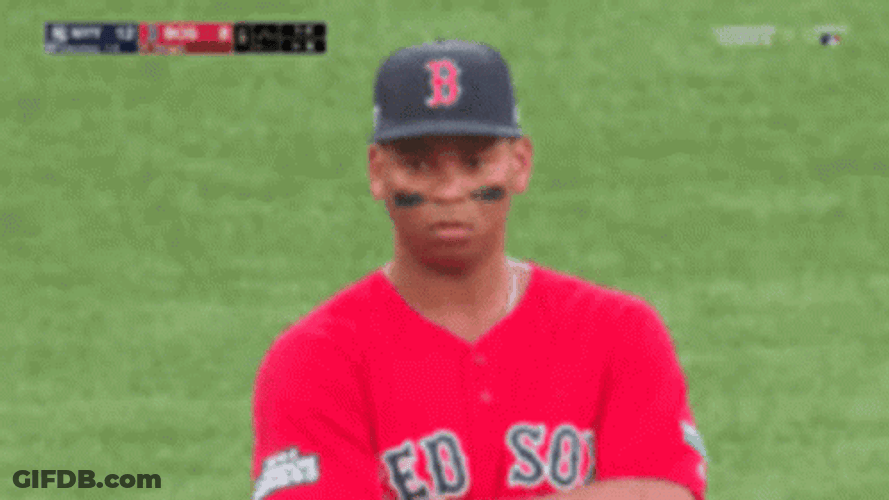 Devers In Bad Mood GIF