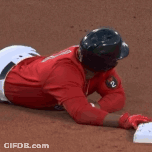 Devers On The Ground GIF