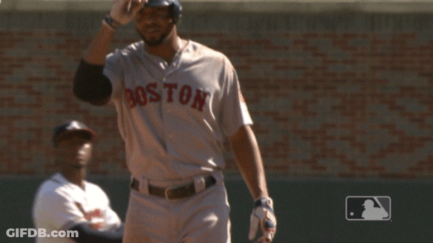 Devers Praying Before The Game GIF