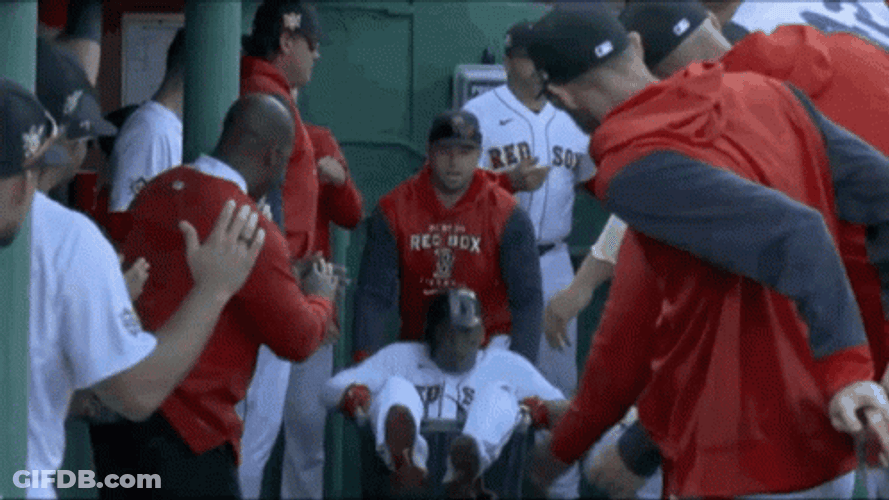 Devers Riding In The Chair GIF