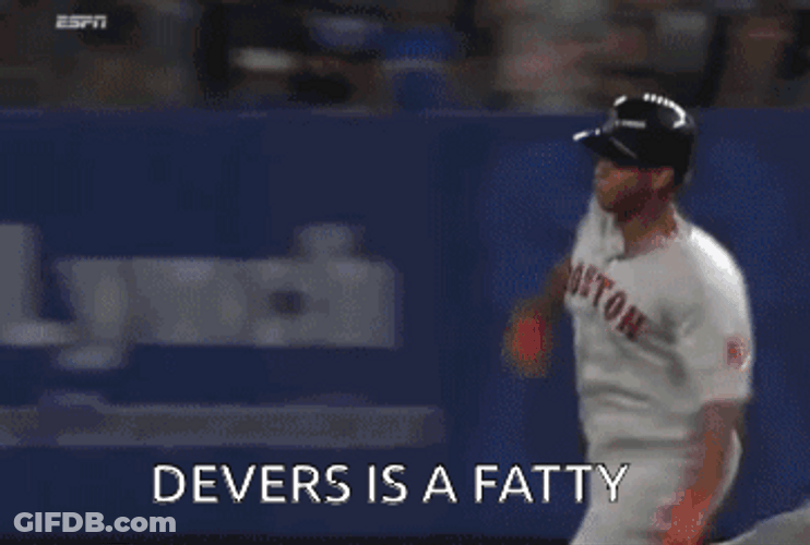 Devers Running Fast GIF
