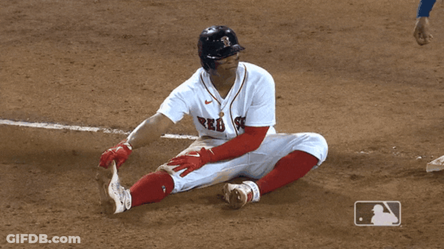 Devers Sitting Down The Ground GIF