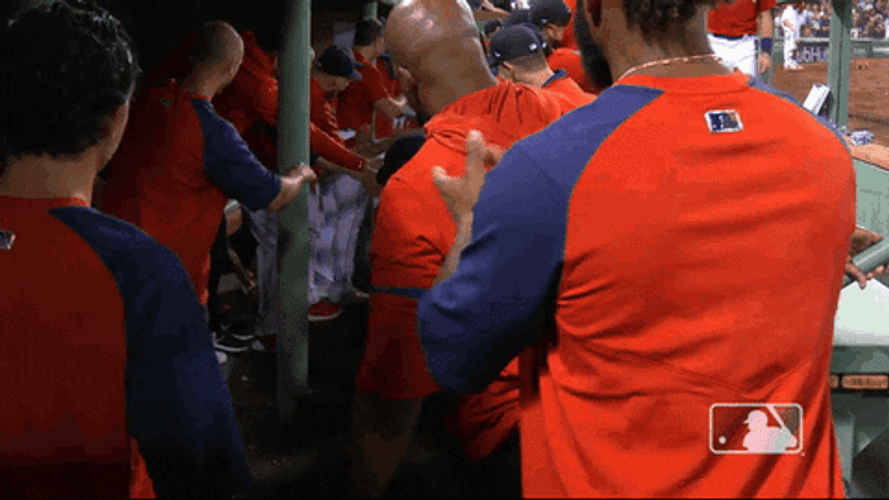 Devers Sliding Down GIF