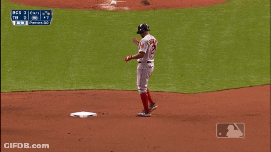 Devers Start Of The Game GIF