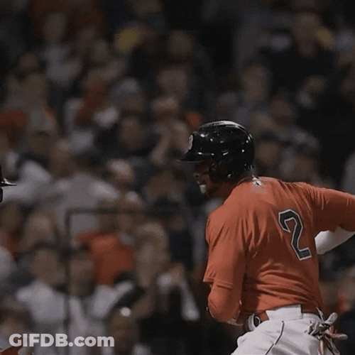 Devers Working With The Team GIF