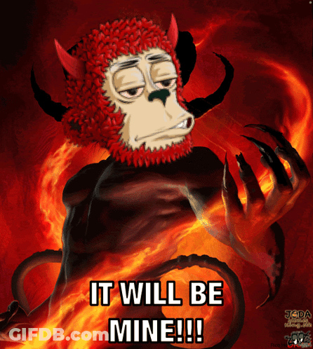 Devil Cartoon Saying It Will Be Mine GIF