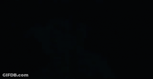 Devil Face With Horns And Glowing Eyes GIF