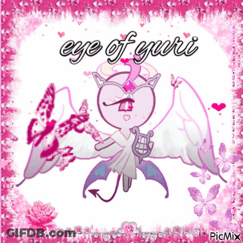 Devil Holding Harp Eye Of Guri GIF
