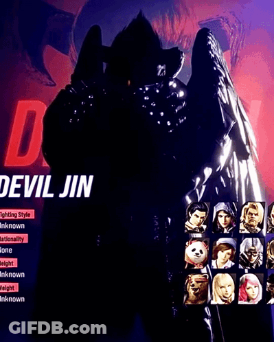 Devil Jin Is A Fighter In A Video Game And Has A Fighting Style That Is Unknown GIF
