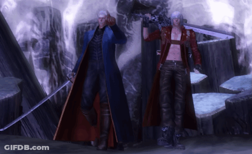 Devil May Cry Characters Together GIF