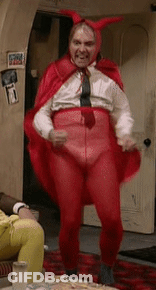 Devil Rik Mayall Halloween GIF