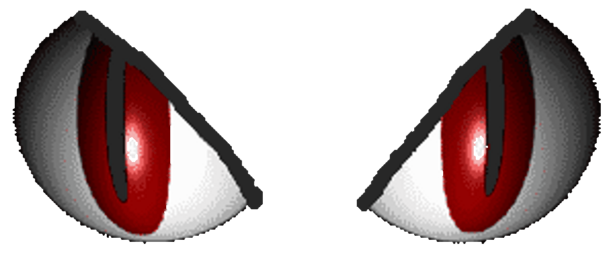 Devil's Eyes Blinking Animation GIF
